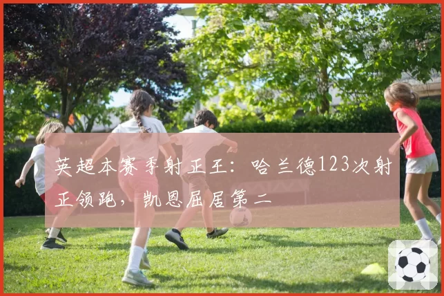 英超本赛季射正王：哈兰德123次射正领跑，凯恩屈居第二
