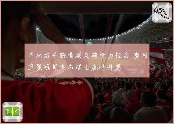 辛纳右手腕滑膜炎确诊为轻度 澳网卫冕冠军宣布退出鹿特丹赛